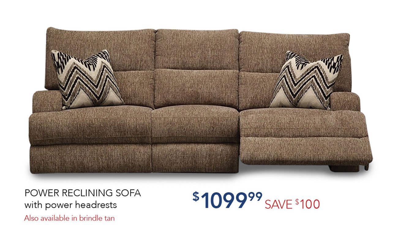 Brown-power-reclining-sofa