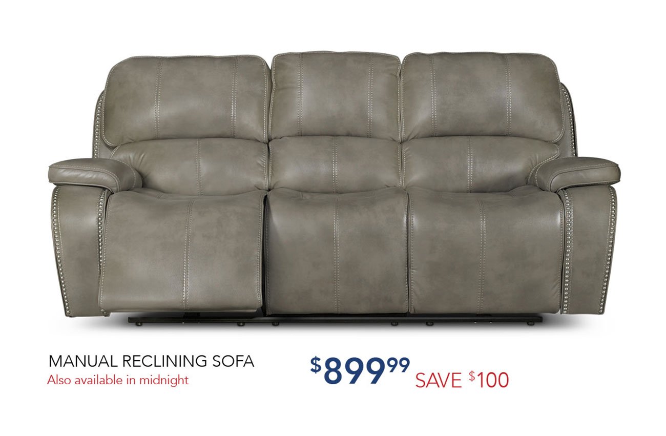 Manual-reclining-sofa