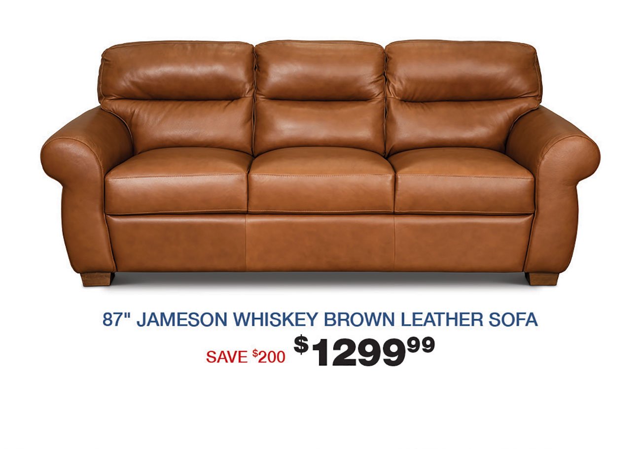 Jameson-Whiskey-Brown-Leather-Sofa