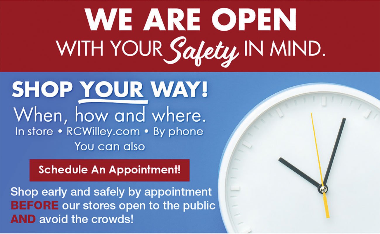 We-Are-Open-Safely-Red-Clock-Stripe