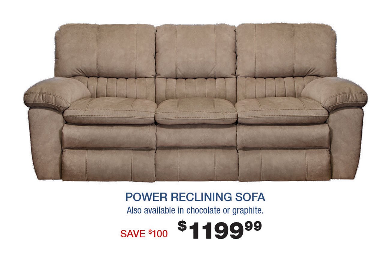 Mushroom-Power-Reclining-Sofa