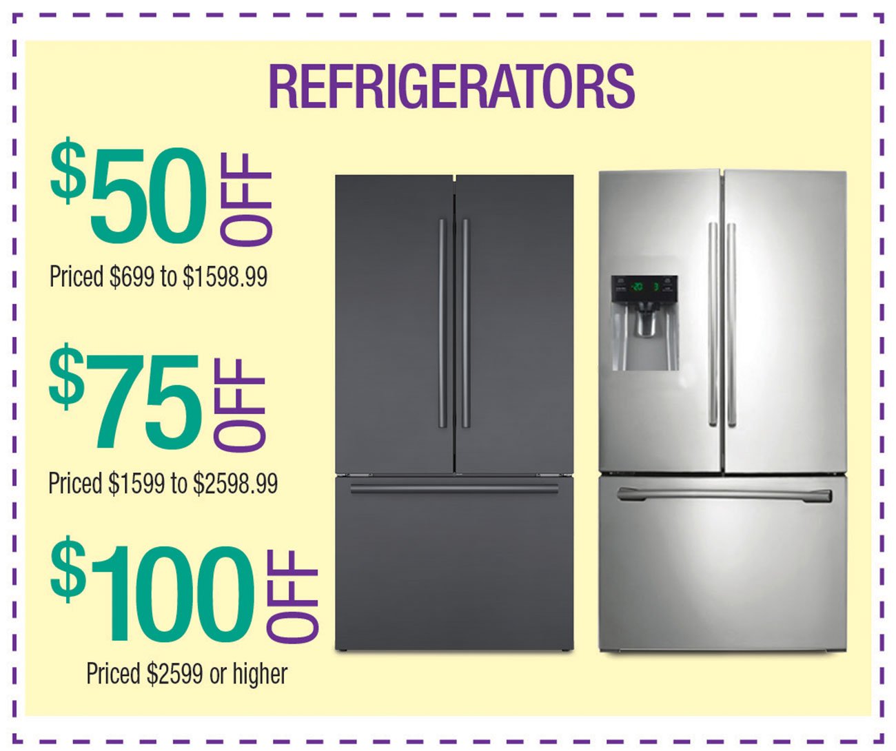 Refrigerators-Coupon