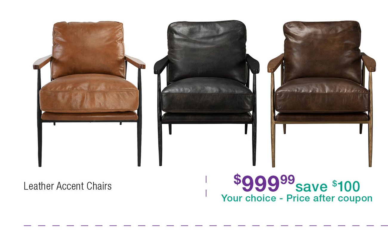 Leather-accent-chairs