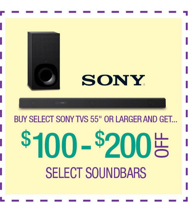 Sony-Soundbars-Coupon