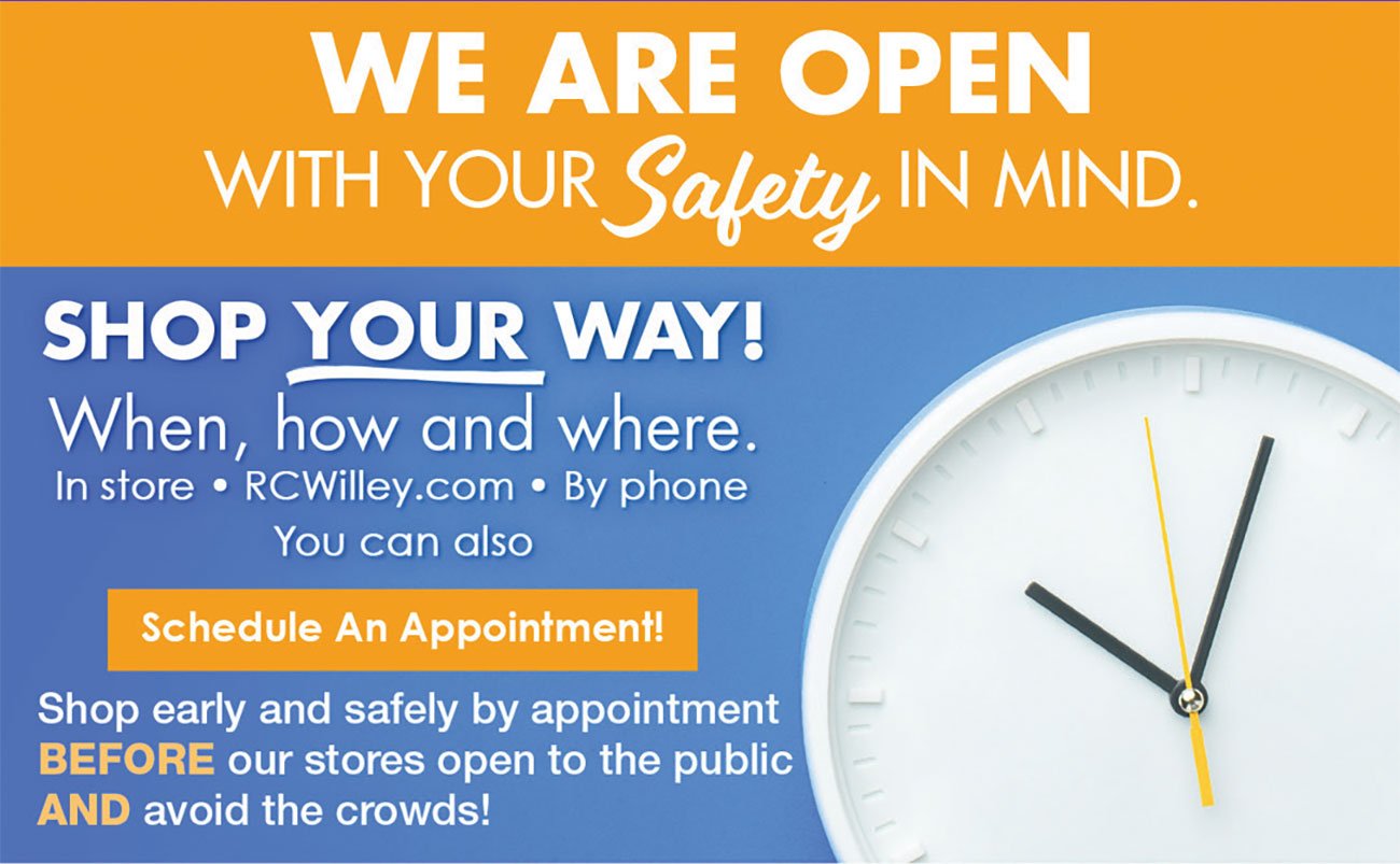 We-Are-Open-Safely-Yellow-Clock-Stripe