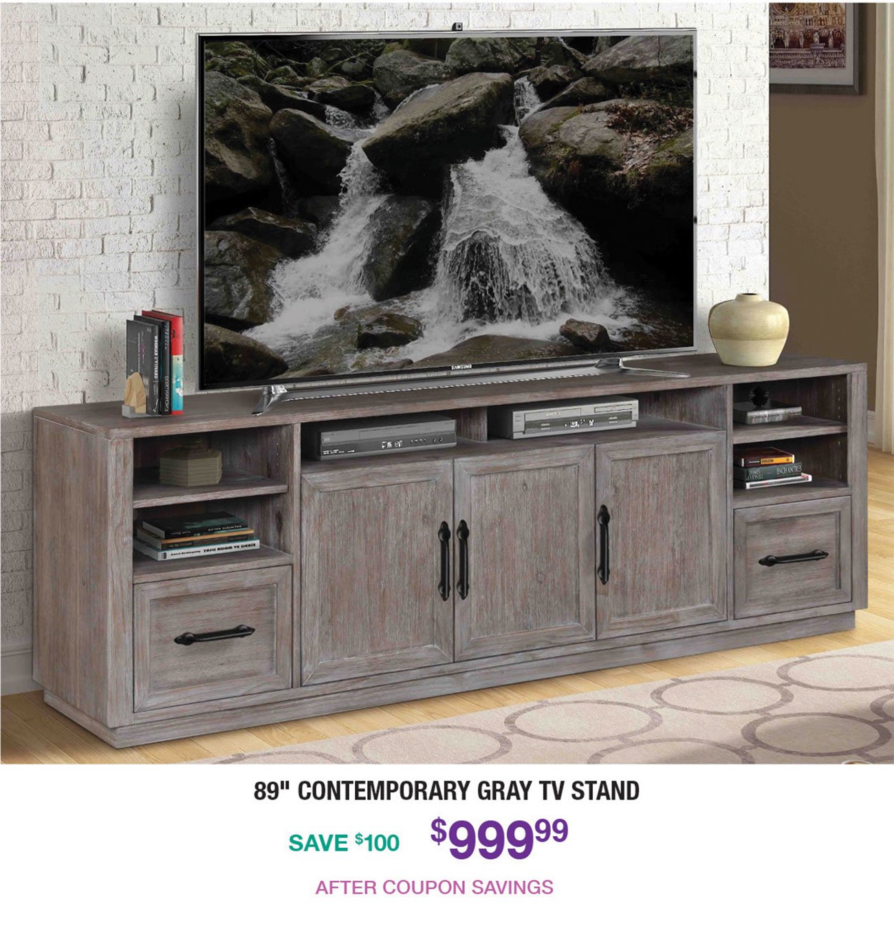 Contemporary-Gray-TV-Stand