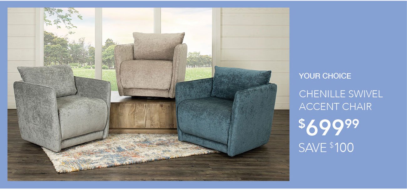 Chenille-swivel-accent-chair