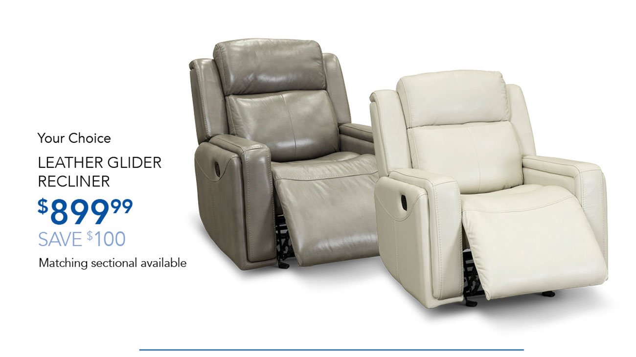 Leather-glider-recliner