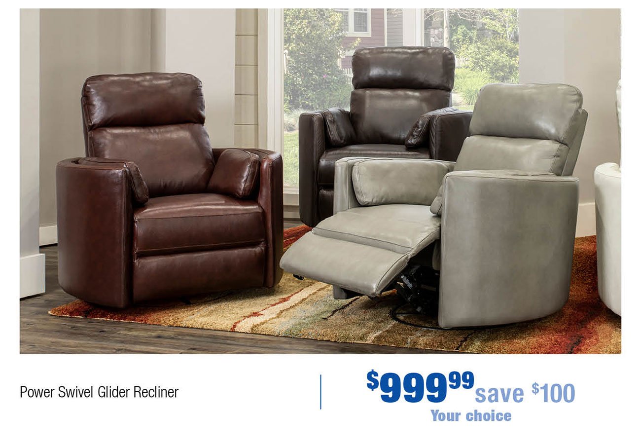 Power-swivel-recliner