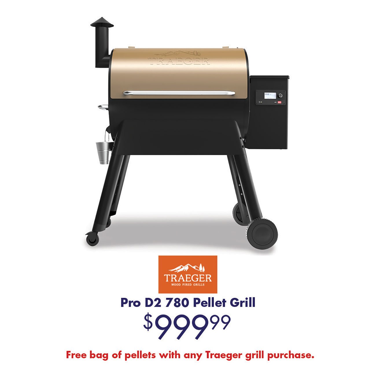 Traeger-Pro-D2-780-Pellet-Grill-Bronze