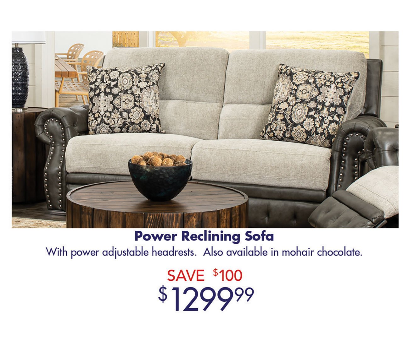 Traditional-Gray-Power-Reclining-Sofa