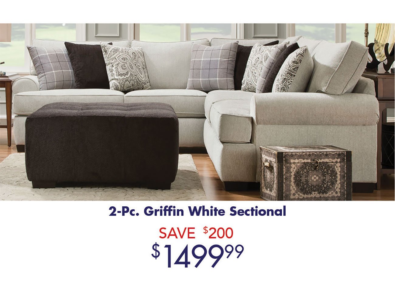 White-Gray-Griffin-Sectional