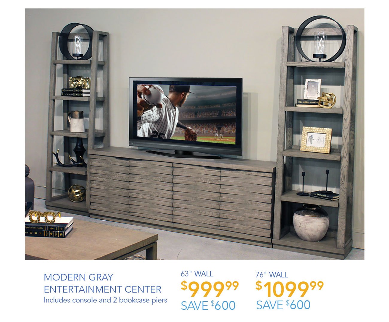 Modern-gray-entertainment-center