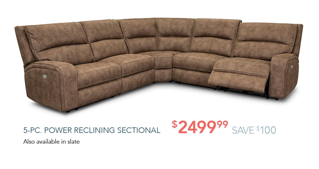 Power-reclining-sectional