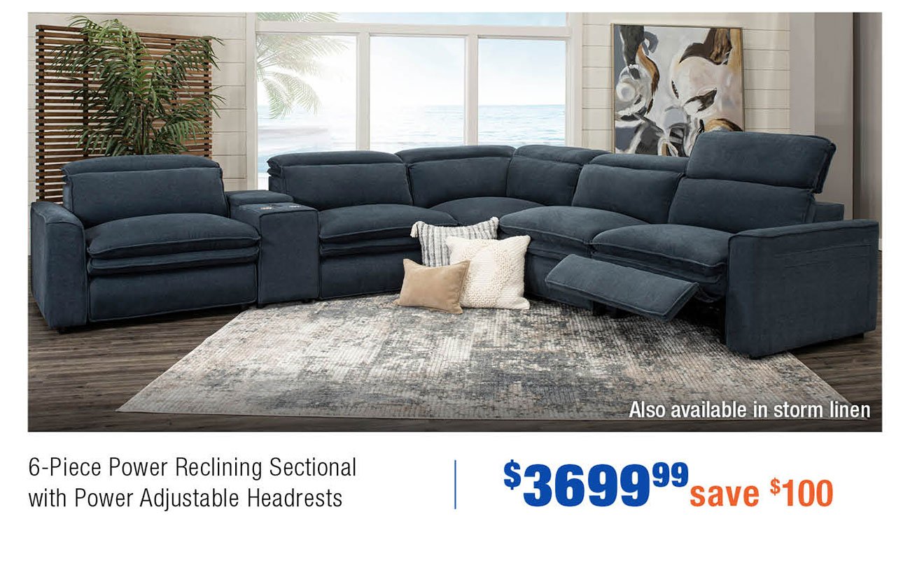 Power-reclining-sectional