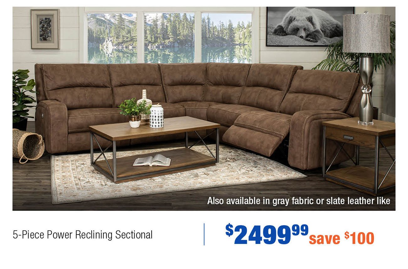 Power-reclining-sectional