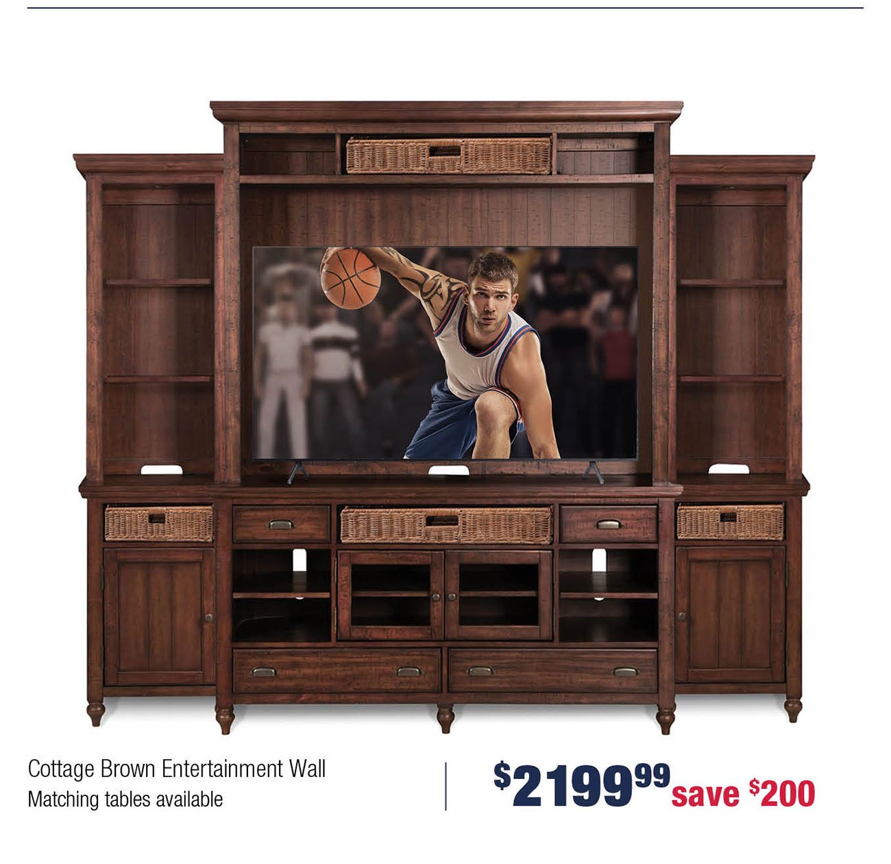 Brown-entertainment-center