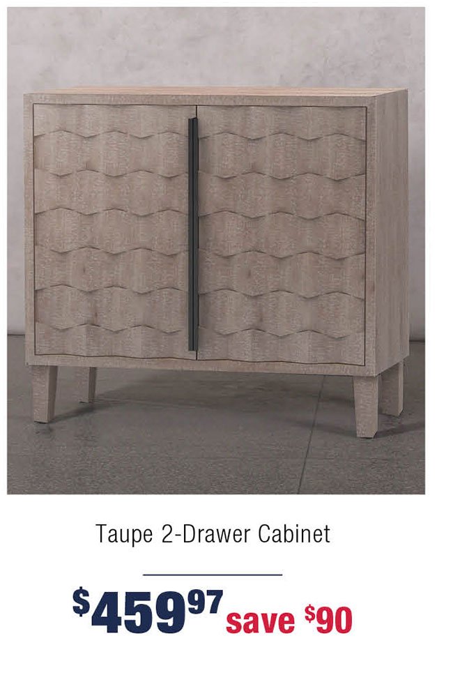 Taupe-cabinet