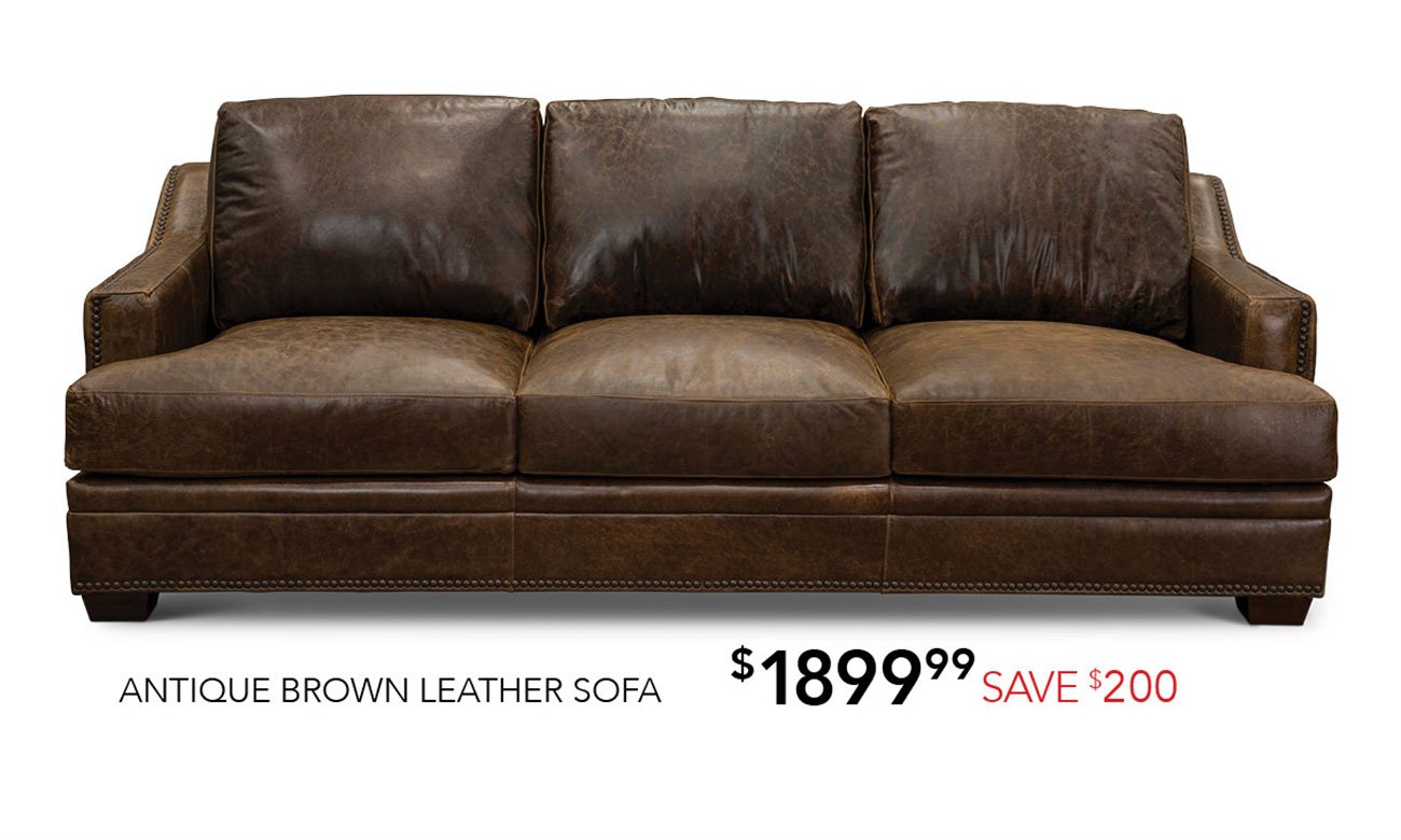 Antique-brown-leather-sofa