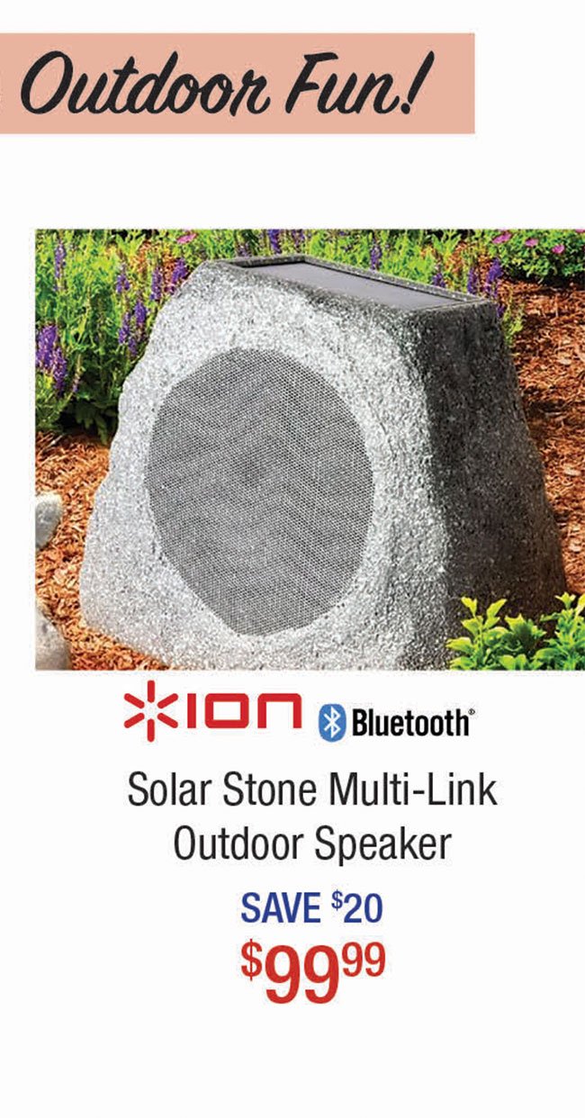 Ion-Bluetooth-Solar-Stone-Speaker