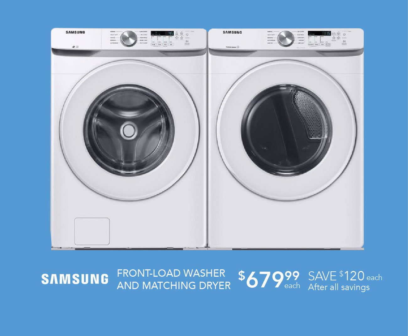 Samsung-front-load-washer-dryer