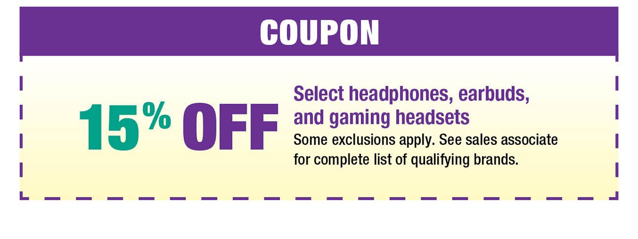 Headphones-coupon