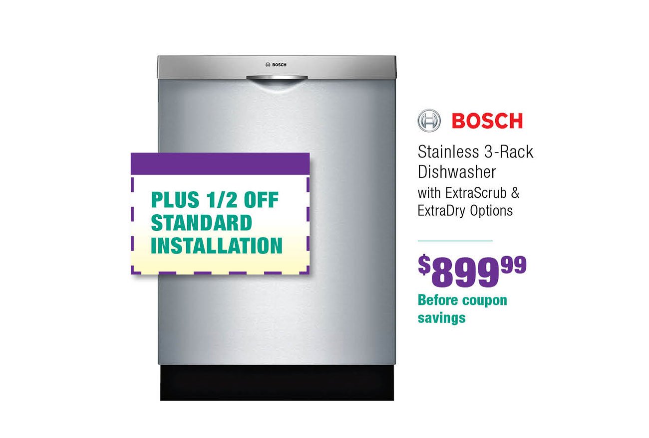 Bosch-stainless-dishwasher