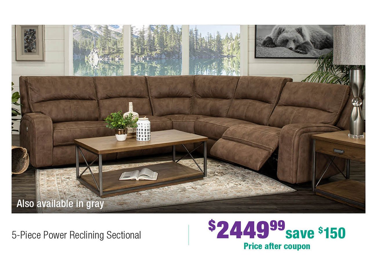 Power-reclining-sectional