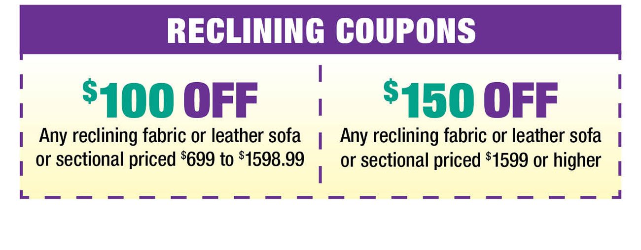 Reclining-coupons