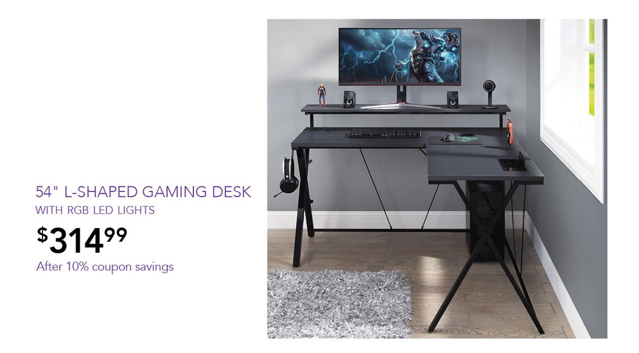 L-shaped-gaming-desk