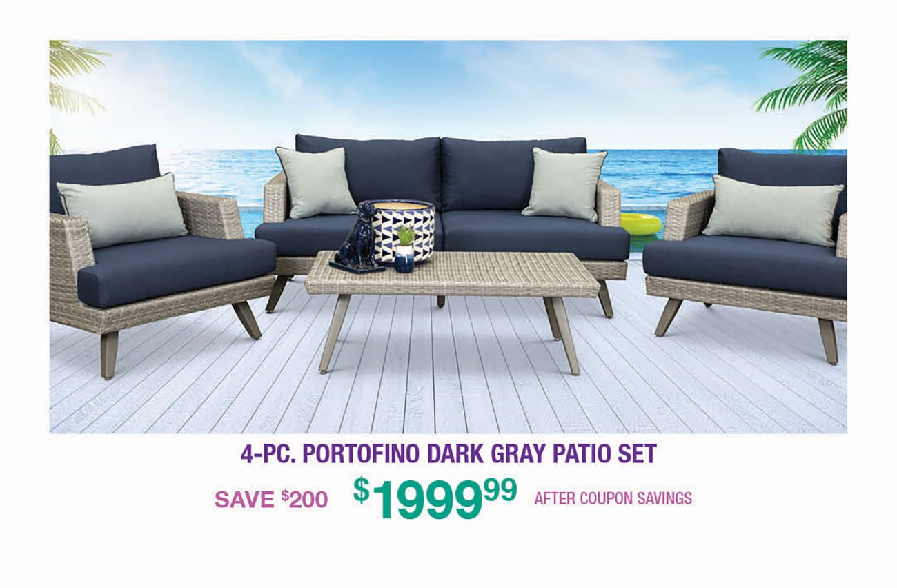 Portofino-Dark-Gray-Patio-Set