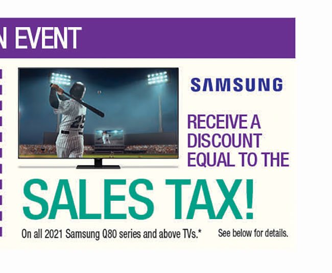 Samsung-Salex-Tax-TV-Coupon