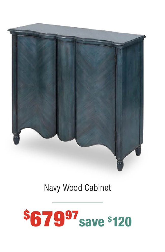 Navy-cabinet