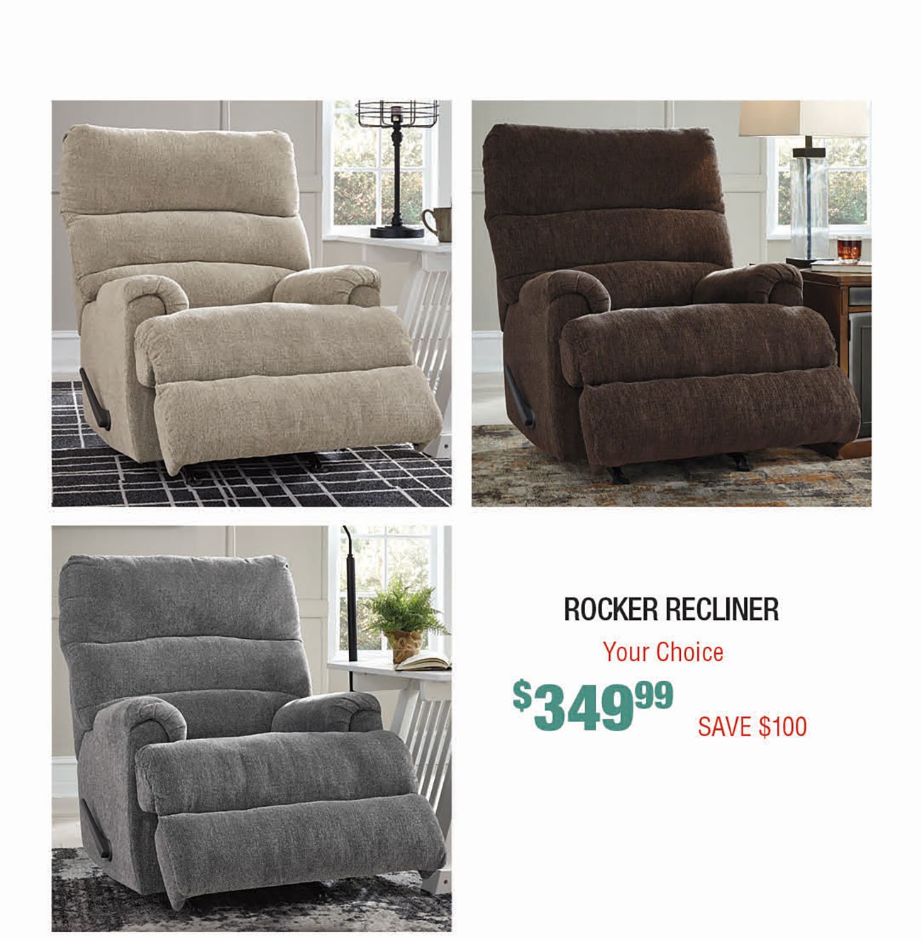 Beige-Brown-Gray-Rocker-Recliners