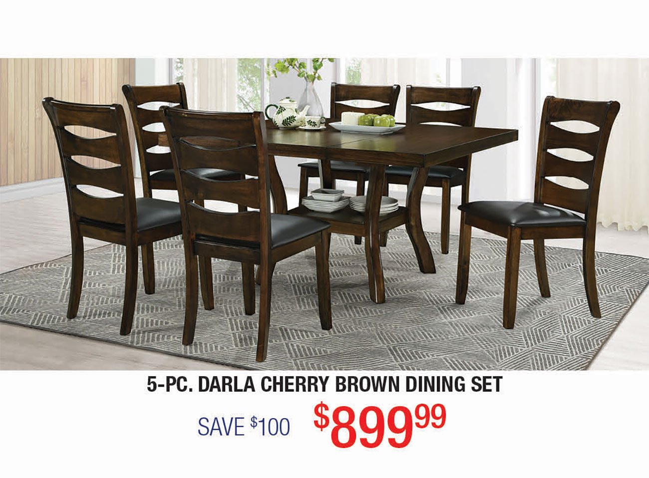 Darla-Cherry-Brown-Dining-Set