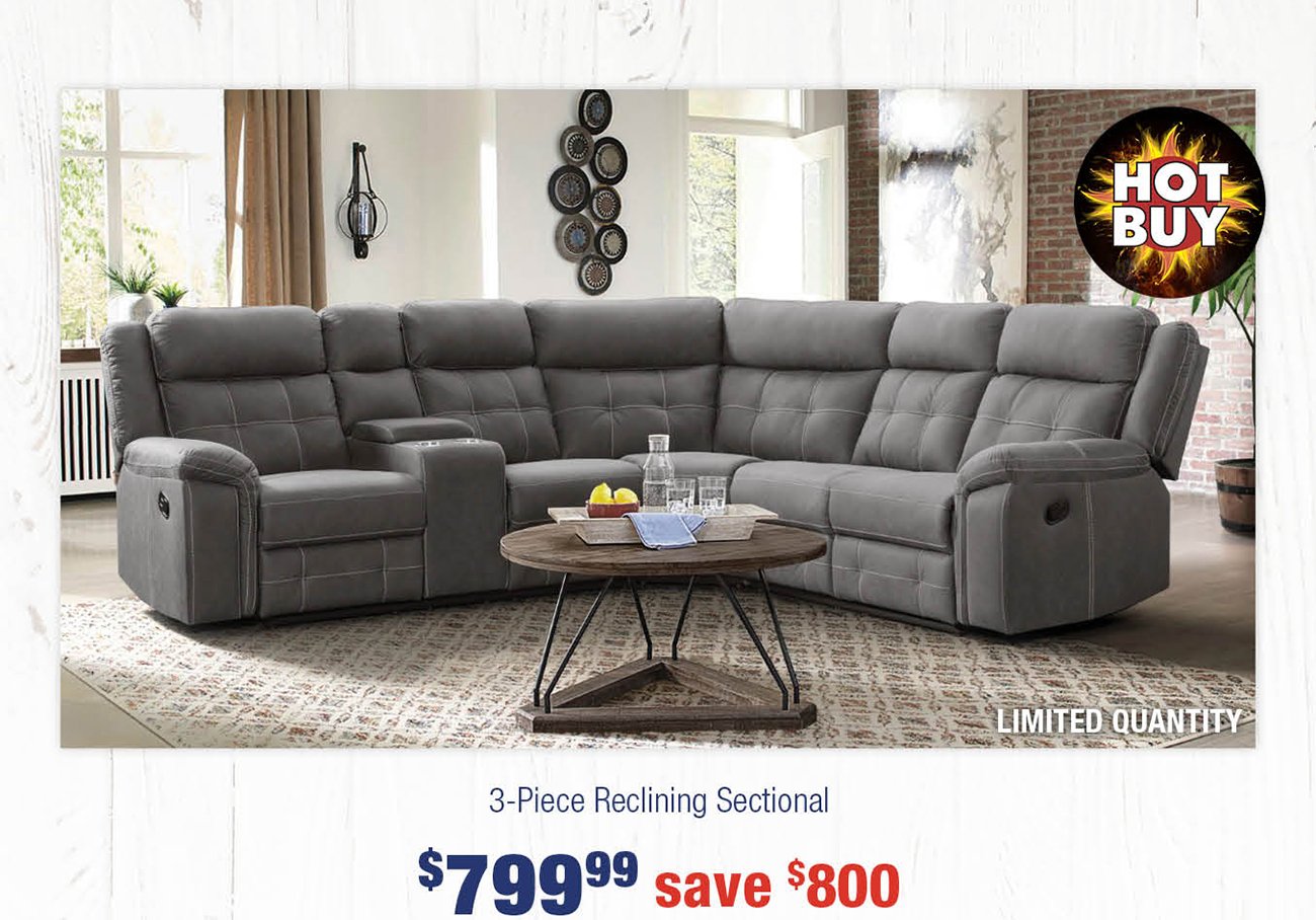 Reclining-sectional