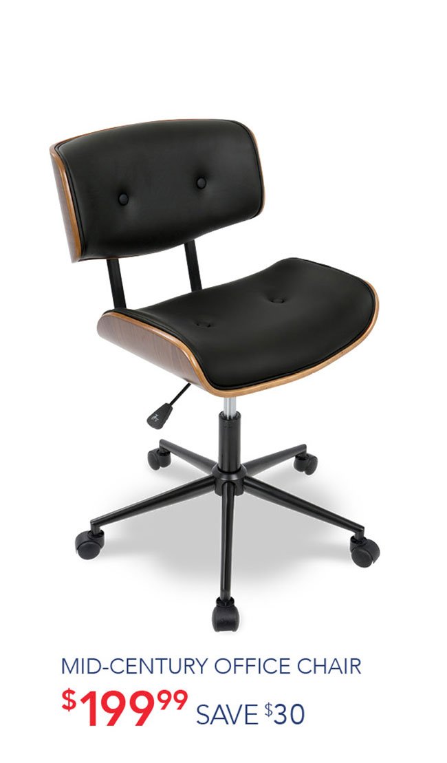 Mid-century-office=chair