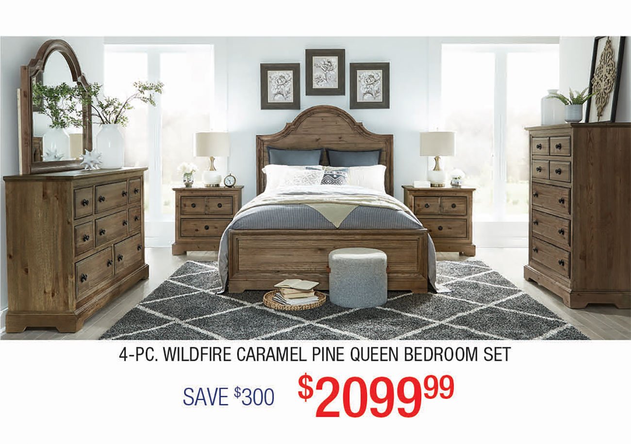 Wildfire-Caramel-Brown-Queen-Bedroom-Set