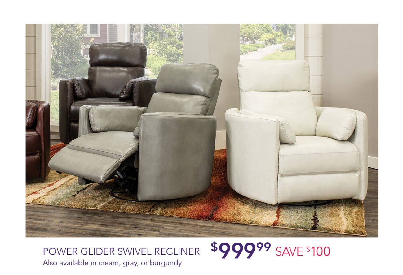 Power-glider-swivel-recliner