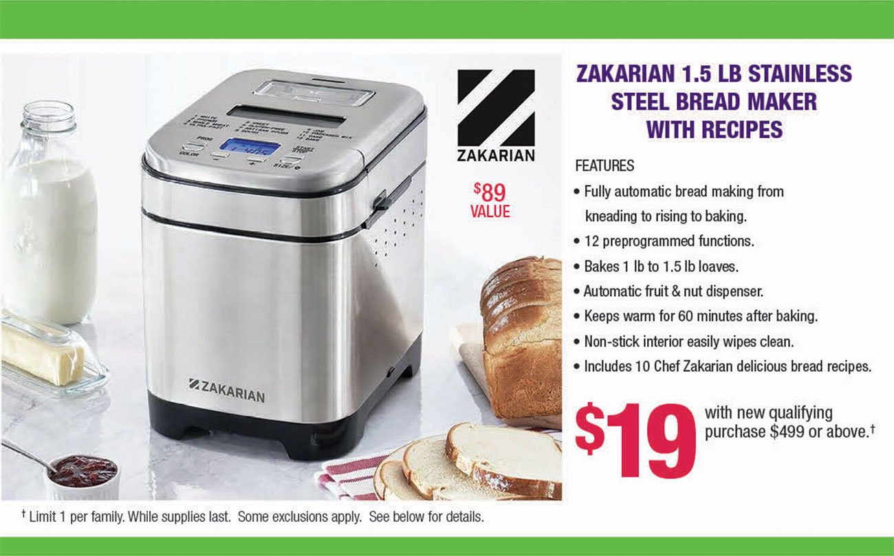 Zakarian-Bread-Maker-Premium