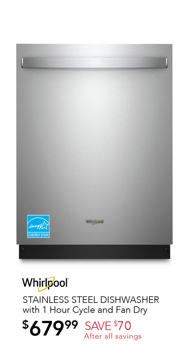 Whirlpool-stainless-steel-dishwasher