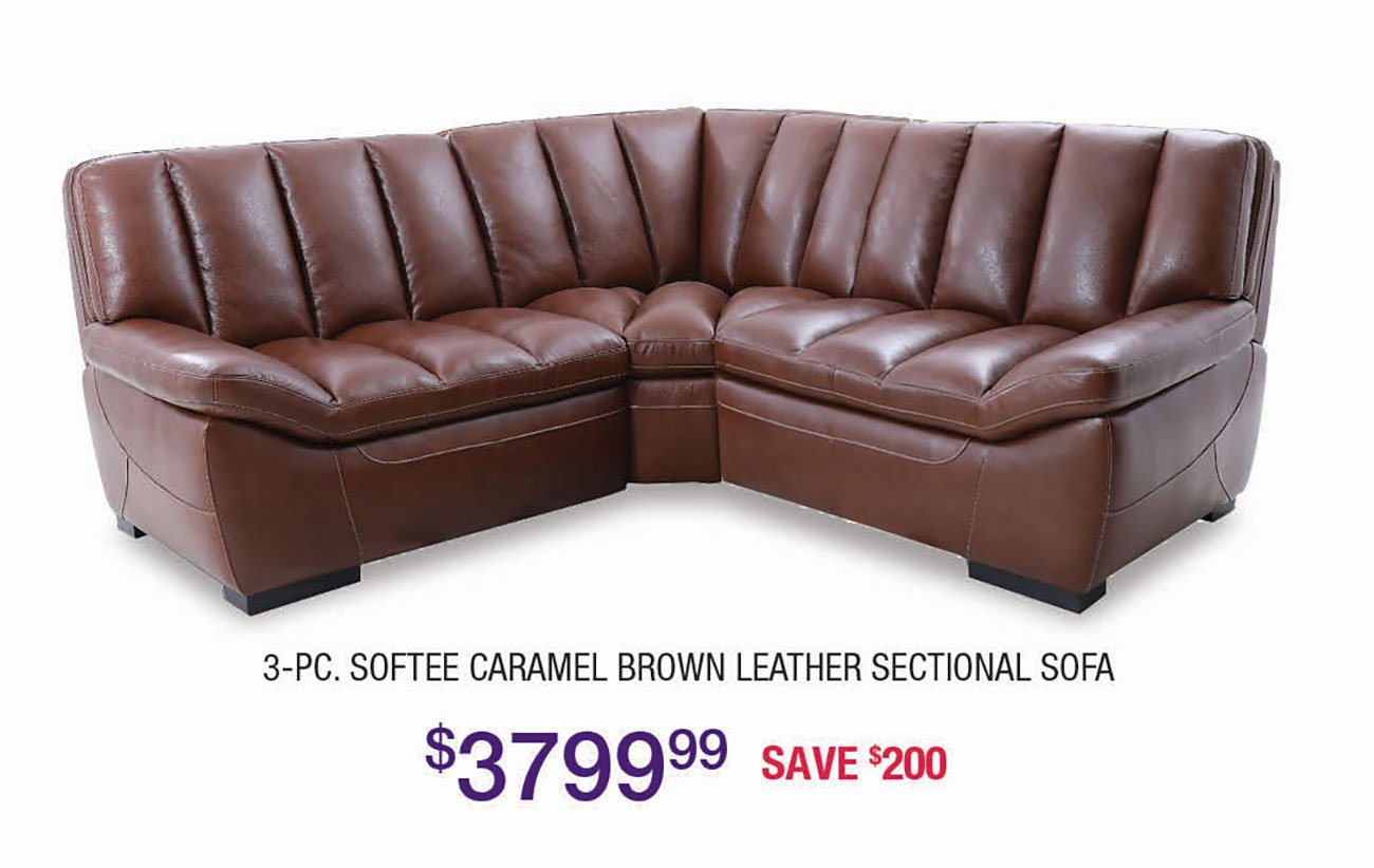 Softee-Caramel-Brown-Leather-Sectional-Sofa