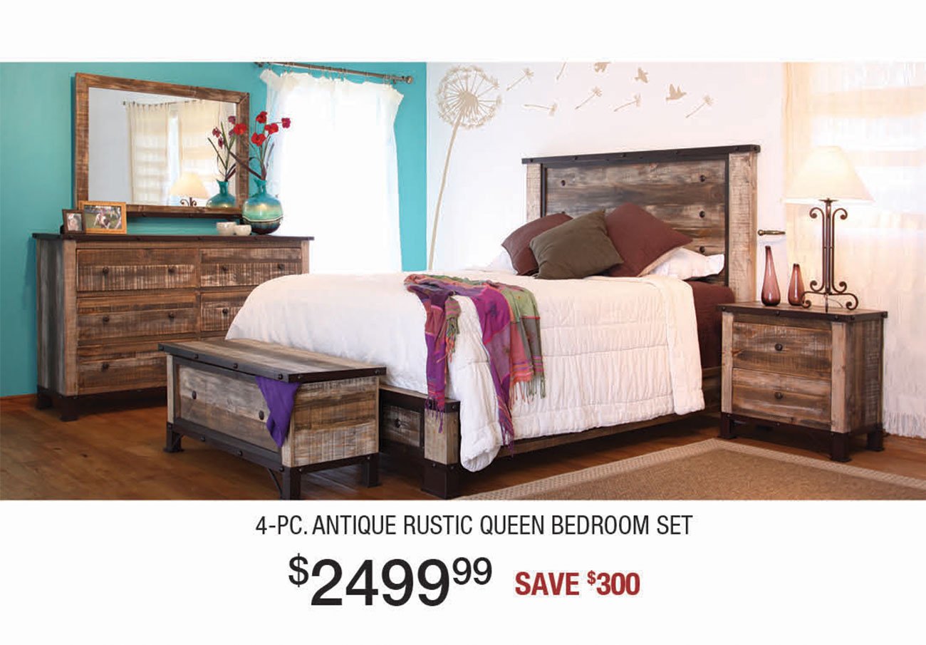 Antique-Rustic-Queen-Bedroom-Set