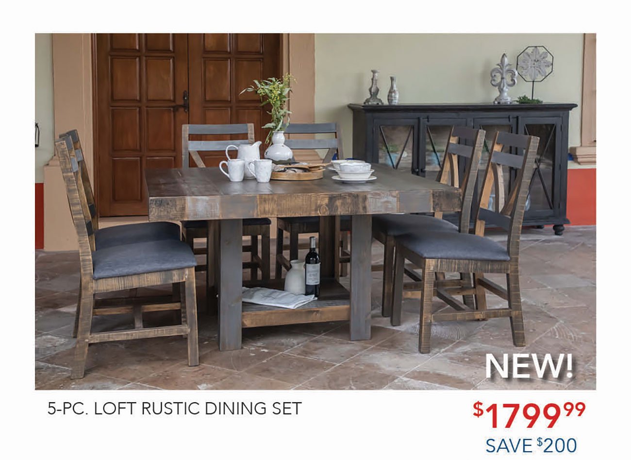 Loft-Rustic-Dining-Set