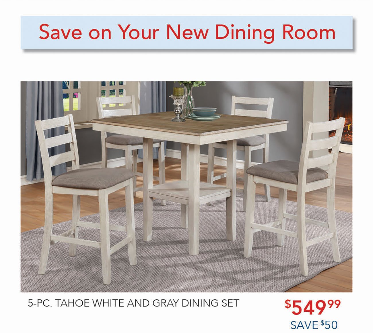 Tahoe-White-Dining-Set