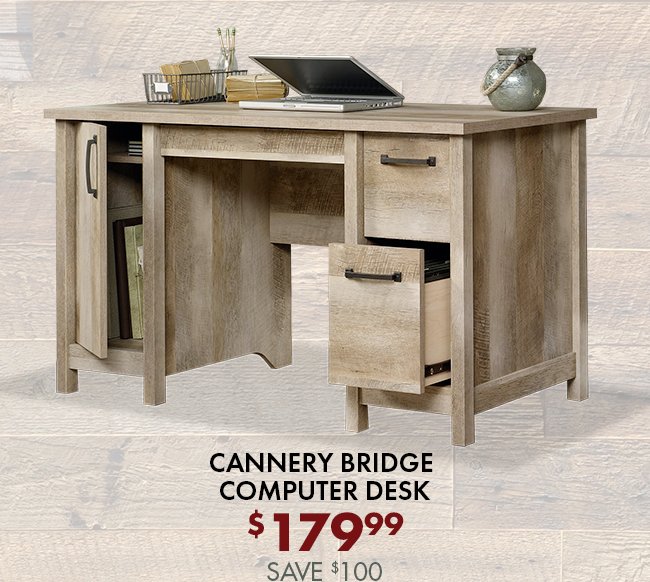 Cannery Bridge computer desk - $179.99 Save $100