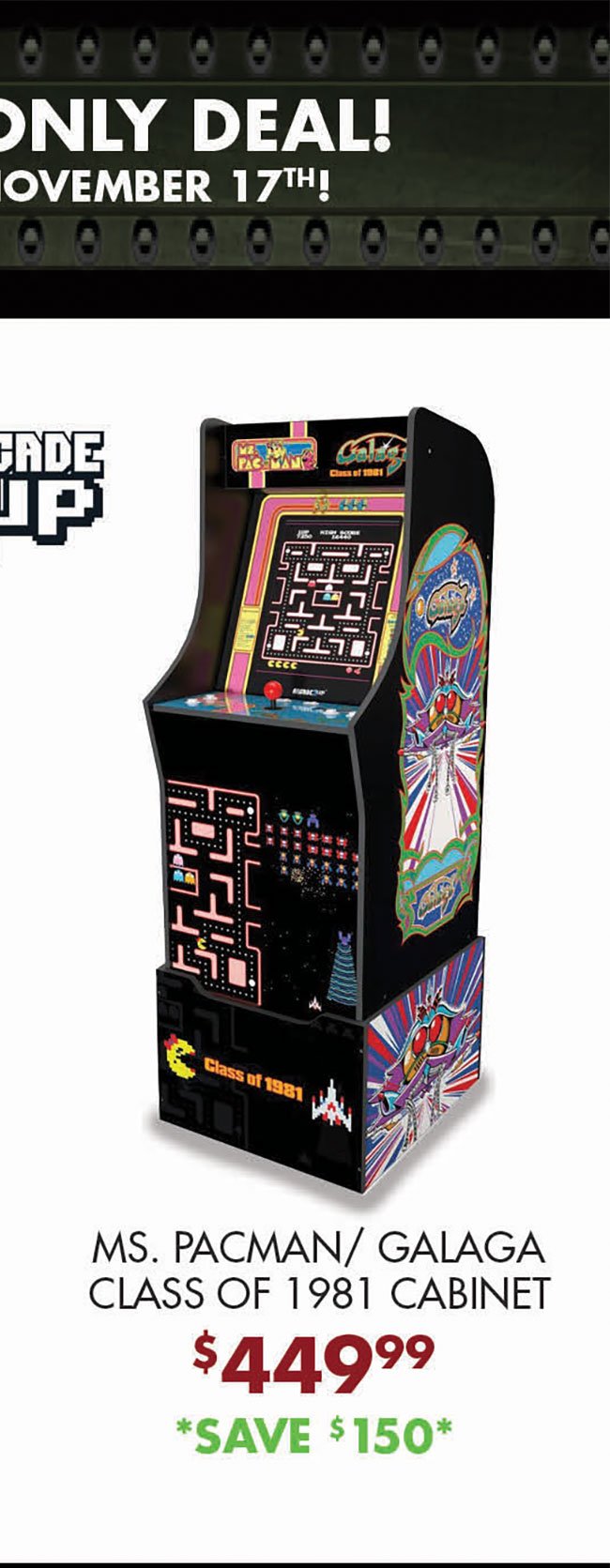 Ms-Pacman-Galaga-Class-of-81-Cabinet-Arcade1UP