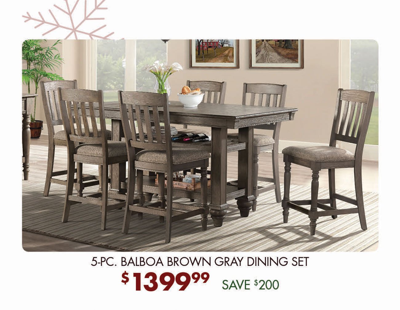 Balboa-Brown-Gray-Dining-Set