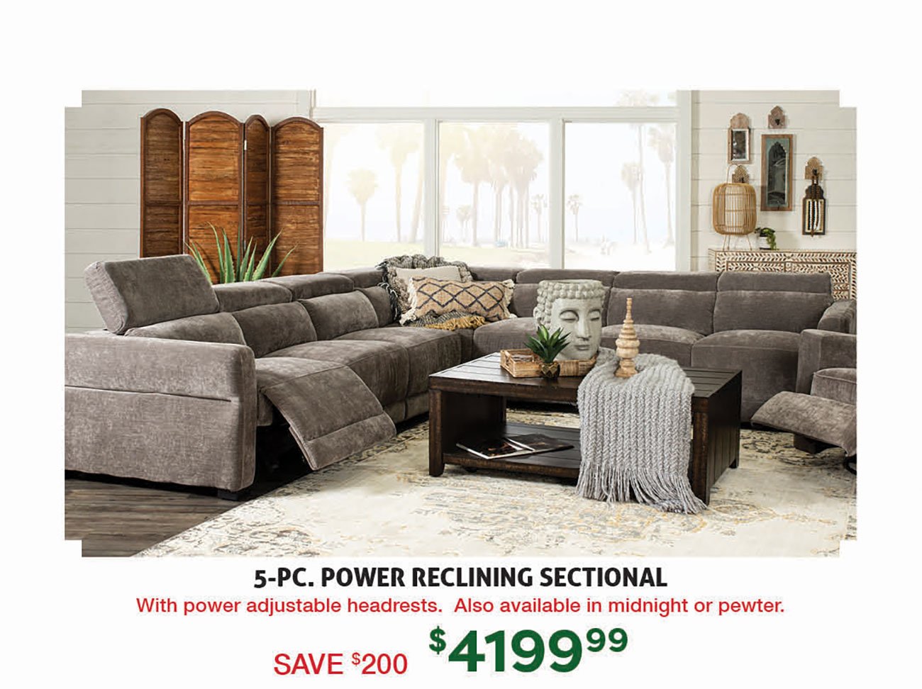 Mystery-Power-Reclining-Sectional