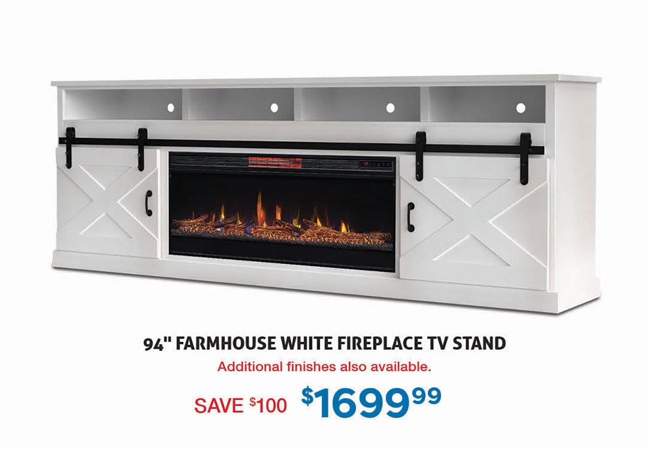 Farmhouse-White-Fireplace-TV-Stand